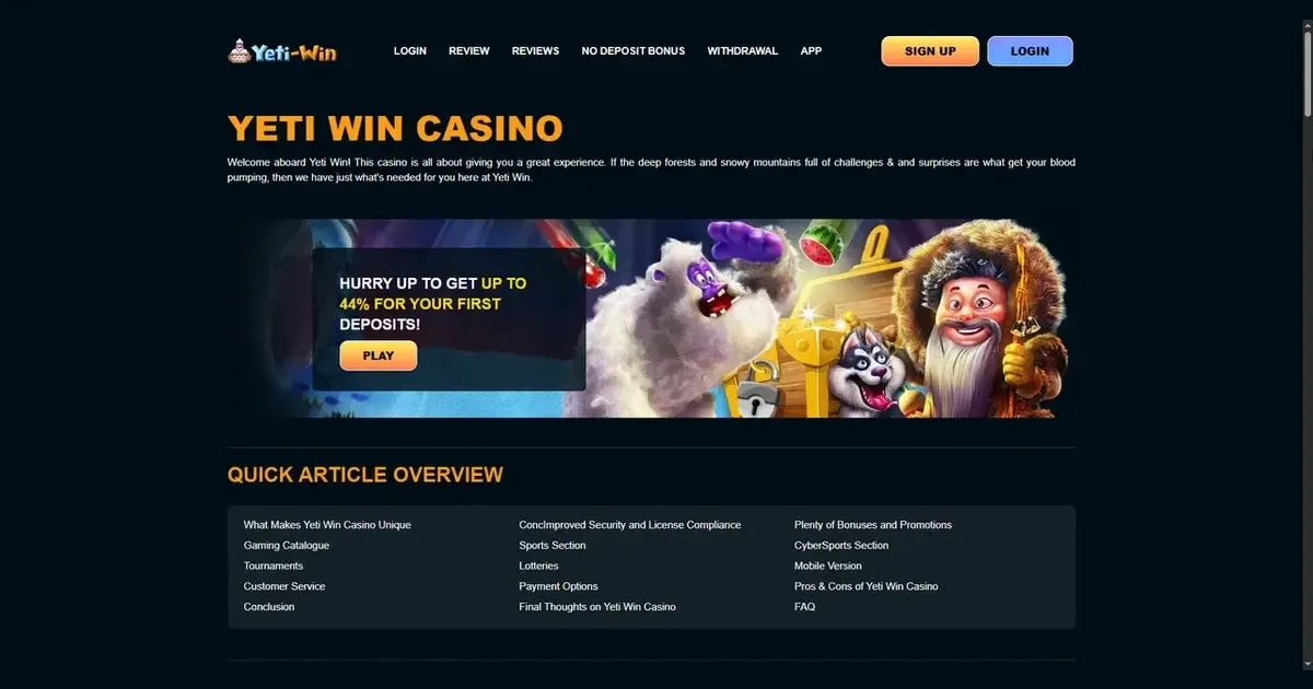 Welcome bonus