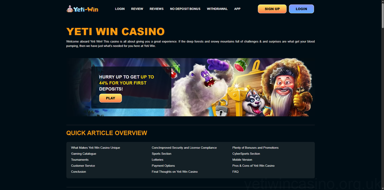 Yetiwin Casino Casino